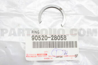 9052028058 RING, SHAFT SNAP (FOR CLUTCH HUB N