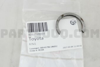 9052028059 RING, SHAFT SNAP (FOR CLUTCH HUB N