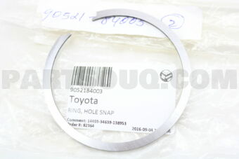 9052184003 RING SHAFT SNAP(FOR TRANSFER DRIVE