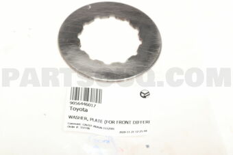 9056446017 WASHER, PLATE (FOR FRONT DIFFERENT