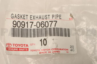 9091706077 Toyota GASKET, EXHAUST PIPE