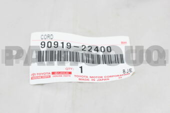 9091922400 CORD SET, COIL & SPARK, W/RESISTIV