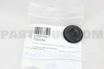 9095001038 PLUG, HOLE(FOR INSTRUMENT LOWER PA
