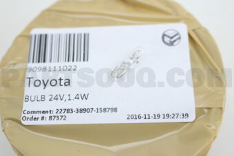 9098111022 BULB (FOR WARM UP SWITCH)