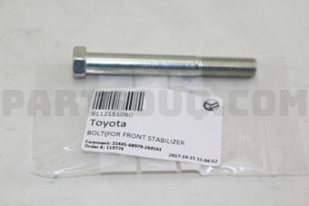9112151080 BOLT(FOR FRONT STABILIZER)
