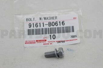 91611B0616 BOLT(FOR OIL RECEIVER PIPE)