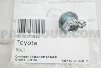 9162140812 BOLT