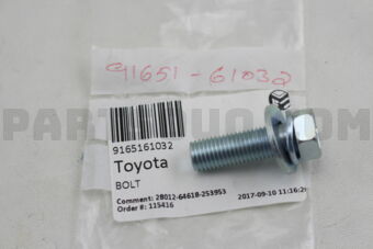 9165161032 BOLT