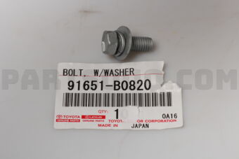 91651B0820 BOLT(FOR AUTOMATIC TRANSMISSION CA
