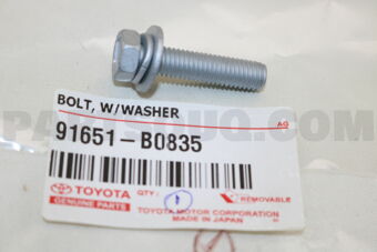 91651B0835 BOLT, W/WASHER