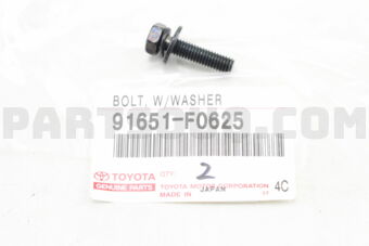 91651F0625 BOLT, W/WASHER