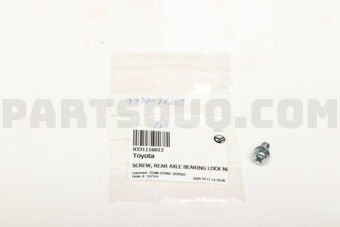 9331116012 SCREW, REAR AXLE BEARING LOCK NUT