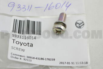 9331116014 SCREW