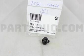 9331356012 Toyota SCREW, W/WASHER