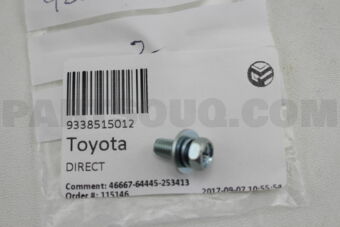 9338515012 Toyota SCREW,W/WASHER