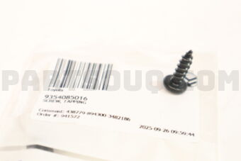 9354085016 Toyota SCREW, TAPPING