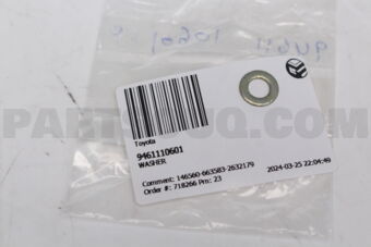 9461110601 Toyota WASHER