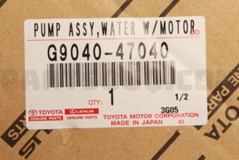 G904047040 Toyota PUMP ASSY  WATER
