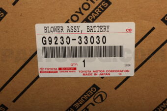 G923033030 BLOWER ASSY, BATTERY