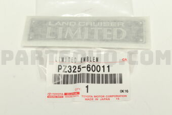 PZ32560011 MARK PLATE