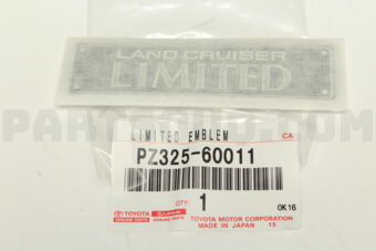 PZ32560011 MARK PLATE