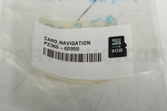 PZ36060959 CARD,NAVIGATION