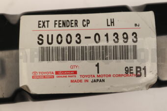 SU00301393 EXTENSHION, FRONT FENDER, LH