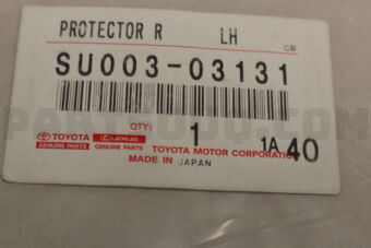 SU00303131 PROTECTOR, REAR FENDER, LH