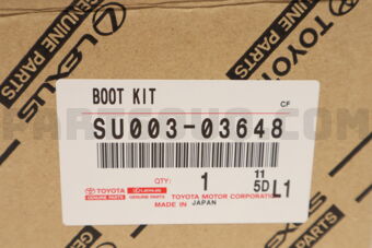 SU00303648 Toyota BOOT KIT, REAR DRIVE SHAFT JOINT