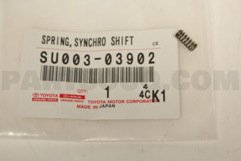 SU00303902 SPRING, SYNCHROMESH SHIFTING KEY, NO.1