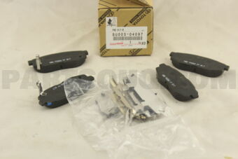 SU00304097 PAD KIT, DISC BRAKE, REAR