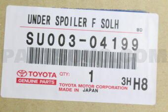 SU00304199 COVER, FRONT SPOILER, LH