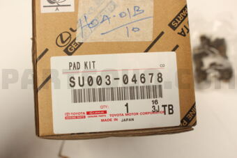 SU00304678 Toyota PAD KIT