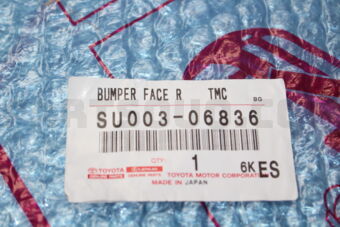 SU00306836 Toyota BUMPER FACE R    TMC