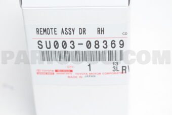 SU00308369 REMOTE ASSY DR   RH