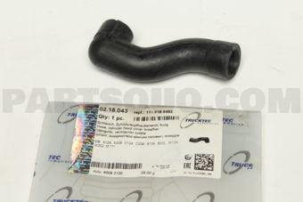 0218043 HOSE-CYL HEAD &INTAKE MANIFOLD