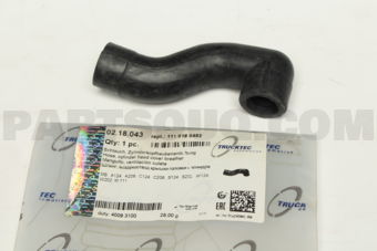 0218043 HOSE-CYL HEAD &INTAKE MANIFOLD