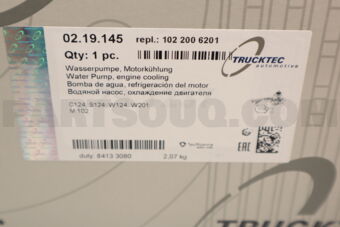 0219145 TruckTec WATER PUMP M102