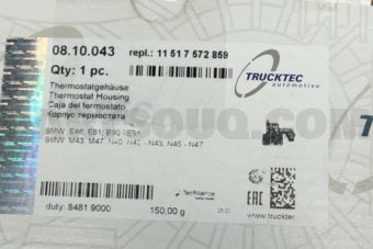 0810043 THERMOSTAT HOUSING/E81/E87