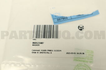 06B121687 WASHER