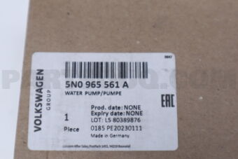5N0965561A WATER PUMP