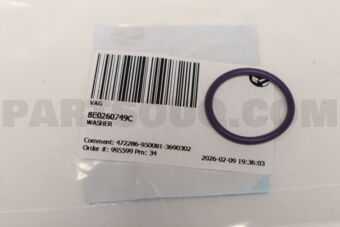 8E0260749C WASHER