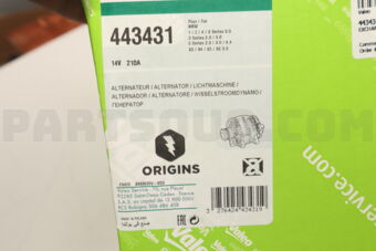443431 EXCHANGE ALTERNATOR