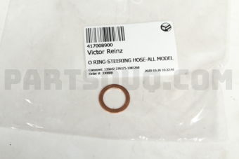 417008900 O RING-STEERING HOSE-ALL MODEL