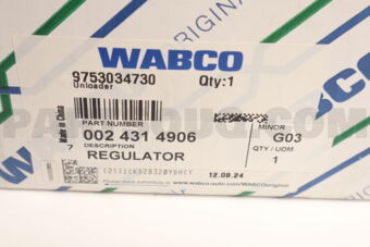 9753034730 CV PRESSURE CONTROL VALVE MB RENAULT