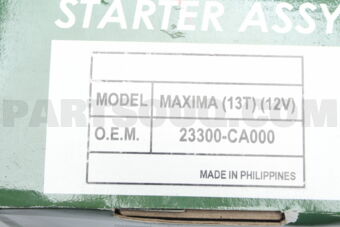 23300CA000 STARTER  MAXIMA 13T 12V