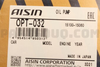 AISIN OPT032 OIL PUMP