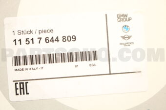 BMW 11517644809 BOMBA DE REFRIGERANTE CON SOPORTE