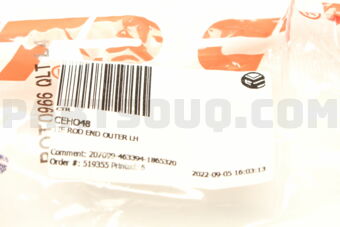 CTR CEHO48 TIE ROD END OUTER LH