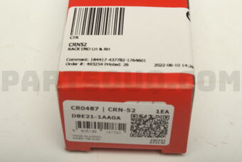 CTR CRN52 RACK END LH & RH